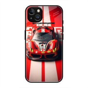 Ferrari Racing Glory Glass Case for iPhone 13 Mini