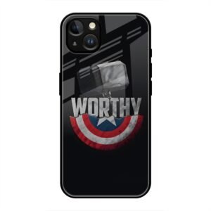 Thor and Caption America Glass Case for iPhone 13 Mini