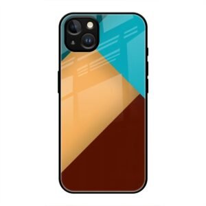 Abstract Color Glass Case for iPhone 14 Plus