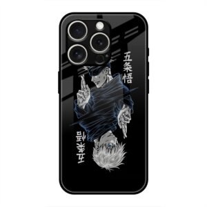 Duality of Satoru Gojo Glass Case for iPhone 14 Pro Max