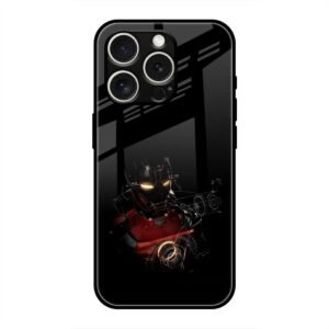 Iron Man Glass Case for iPhone 14 Pro Max