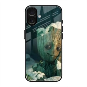 Groot Glass Case for iPhone 16 Plus