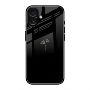 Simple Glass Case for iPhone 16 Plus