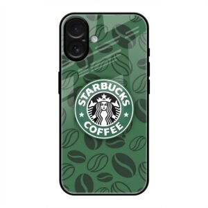Starbucks Coffee Glass Case for iPhone 16 Plus