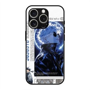 Jujutsu Kaisen Character Poster Glass Case for iPhone 16 Pro