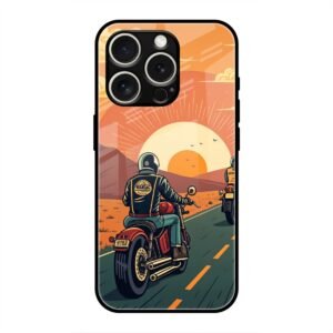 Wheels & Wanderlust Glass Case for iPhone 16 Pro