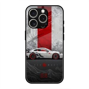 GT3 RS Heo Wave Glass Case for iPhone 16 Pro
