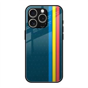 Lines Mobile Glass Case for iPhone 16 Pro
