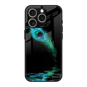 Lord Krishna Glass Case for iPhone 16 Pro