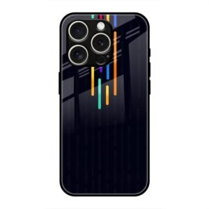 Neon Light Glass Case for iPhone 16 Pro