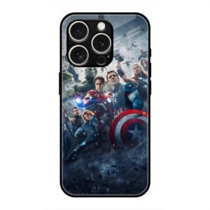 Avengers Glass Case for iPhone 16 Pro Max