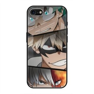Determined Heroes Glass Case for iPhone SE