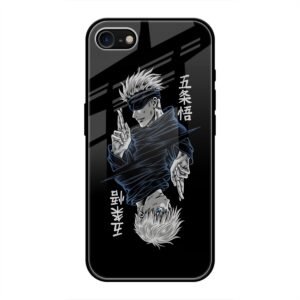 Duality of Satoru Gojo Glass Case for iPhone SE