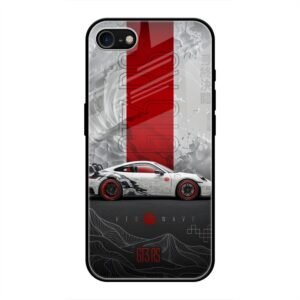 GT3 RS Heo Wave Glass Case for iPhone SE