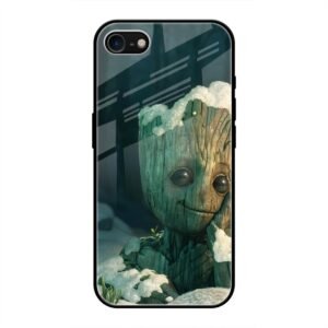 Groot Glass Case for iPhone SE