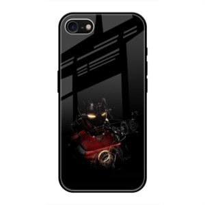 Iron Man Glass Case for iPhone SE