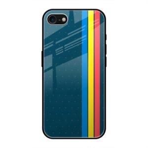 Lines Mobile Glass Case for iPhone SE