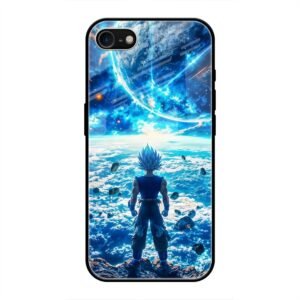 Cosmic Warrior's Resolve Glass Case for iPhone SE