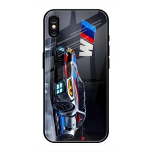 BMW Motorsport Glass Case for iPhone X