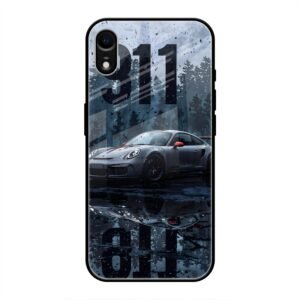 Ghost in the Fog Glass Case for iPhone XR