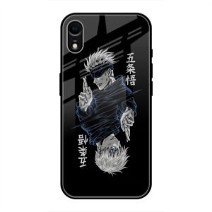 Duality of Satoru Gojo Glass Case for iPhone XR