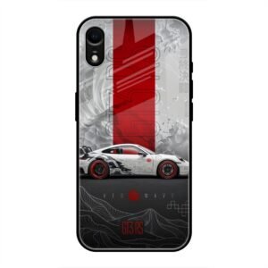 GT3 RS Heo Wave Glass Case for iPhone XR