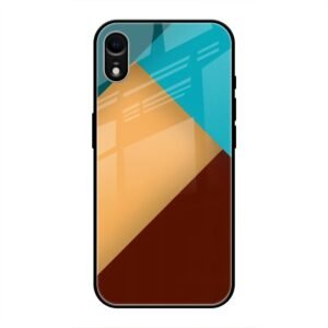 Abstract Color Glass Case for iPhone XR