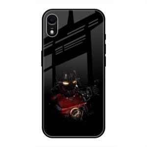 Iron Man Glass Case for iPhone XR