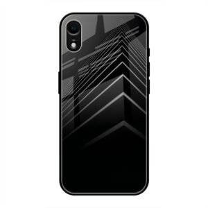 Square Illusion Glass Case for iPhone XR
