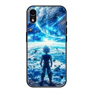Cosmic Warrior's Resolve Glass Case for iPhone XR
