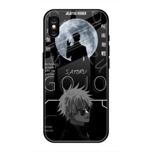 Satoru Gojo - The Honored One Glass Case for iPhone XS Max