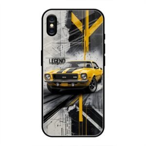American Muscle Legacy Glass Case for iPhone XS Max