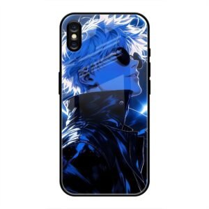Neon Halo Warrior Glass Case for iPhone XS Max