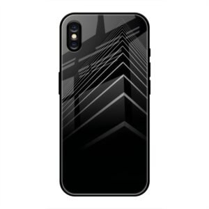Square Illusion Glass Case for iPhone XS Max