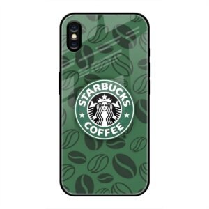 Starbucks Coffee Glass Case for iPhone XS Max