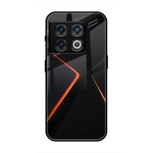 Abstract Line Glass Case for OnePlus 10 Pro