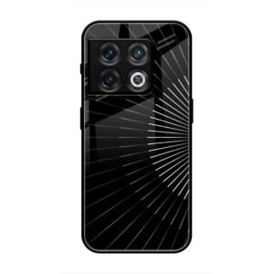 Lines Illusion Glass Case for OnePlus 10 Pro