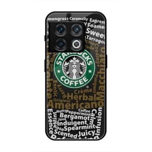 Starbucks Coffee Name Glass Case for OnePlus 10 Pro