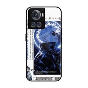 Jujutsu Kaisen Character Poster Glass Case for OnePlus 10R