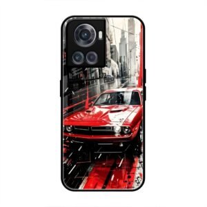 Midnight Cruiser Glass Case for OnePlus 10R