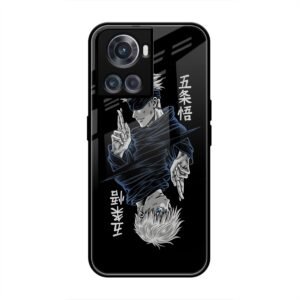 Duality of Satoru Gojo Glass Case for OnePlus 10R