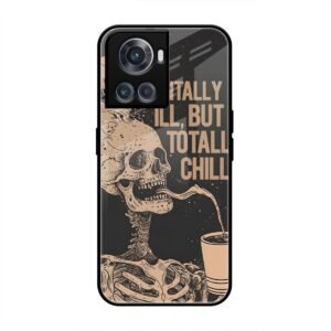 Skeleton Chill Glass Case for OnePlus 10R