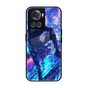 Cyberpunk Vigilante Glass Case for OnePlus 10R