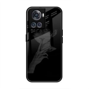 A boy Thinking Glass Case for OnePlus 10R