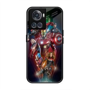All avengers Glass Case for OnePlus 10R