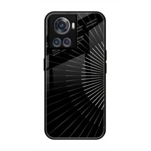 Lines Illusion Glass Case for OnePlus 10R