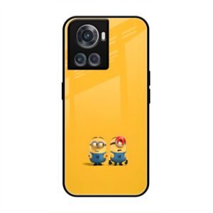 Minions Love Glass Case for OnePlus 10R