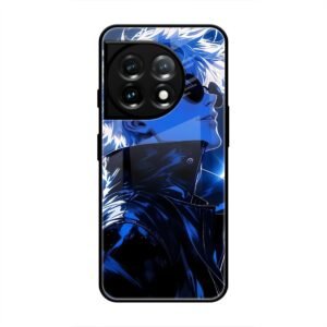 Neon Halo Warrior Glass Case for OnePlus 11