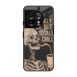 Skeleton Chill Glass Case for OnePlus 11