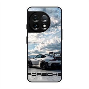 Porsche Under the Clouds Glass Case for OnePlus 11